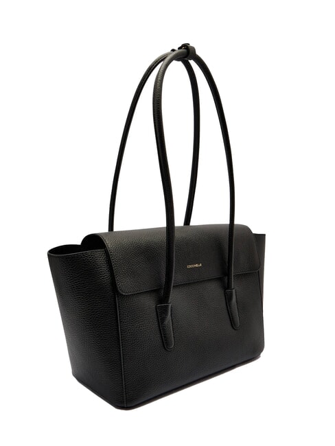 DOUBLE BEAT Bolso de hombro negro - Bolsos Mujer
