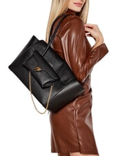 COCCINELLE DOUBLE BEAT Bolso de hombro negro - Bolsos Mujer - 5