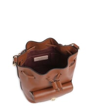 COCCINELLE BEAT GENERATION Mini cubo de cuero co&ntilde;ac - Bolsos Mujer - 4