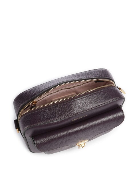 BEAT SOFT RIBB Bolso bandolera de piel ciruelas - Bolsos Mujer