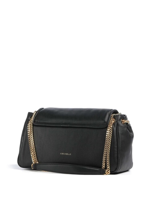 C-ME FLUFFY Bolso de hombro negro - Bolsos Mujer