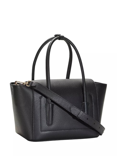DOUBLE BEAT Bolso de hombro negro - Bolsos Mujer