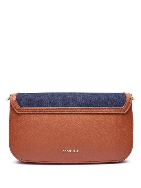 C-ME DENIM Bolso de hombro guarida azul/coñac - Bolsos Mujer