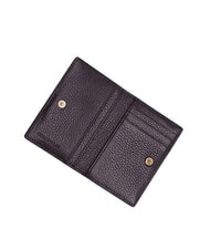 COCCINELLE METALLIC SOFT Cartera de cuero ciruelas - Carteras Mujer - 2