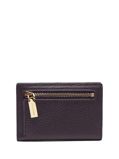 METALLIC SOFT Cartera de cuero ciruelas - Carteras Mujer