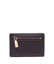 COCCINELLE METALLIC SOFT Cartera de cuero ciruelas - Carteras Mujer - 3