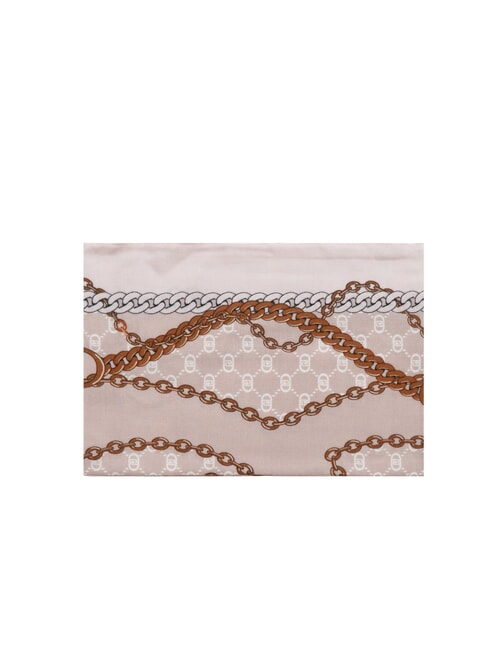 CHAIN Bufanda con estampado integral natural - Bufandas