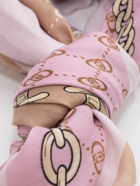 CHAIN Bufanda con estampado integral lila fragante - Bufandas