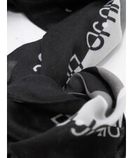 LIUJO CHAIN Bufanda con estampado integral NEGRO - Bufandas - 4