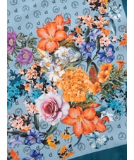 POLLINI FLOWERS TWILL Bufanda estampada flores azules - Bufandas - 3