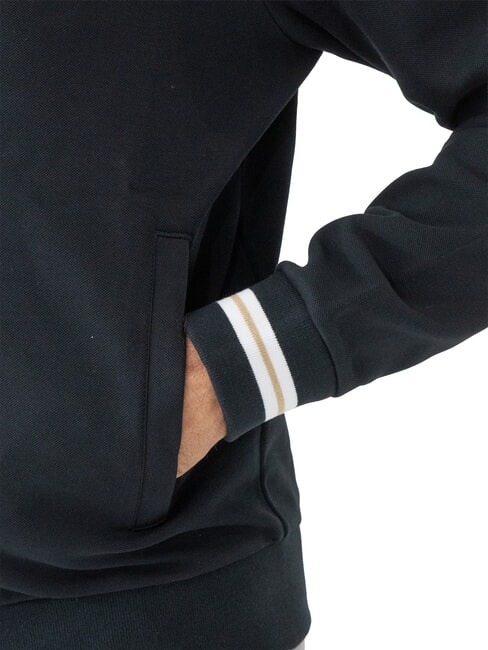 HERITAGE Sudadera con capucha y cremallera completa negro - Sudaderas