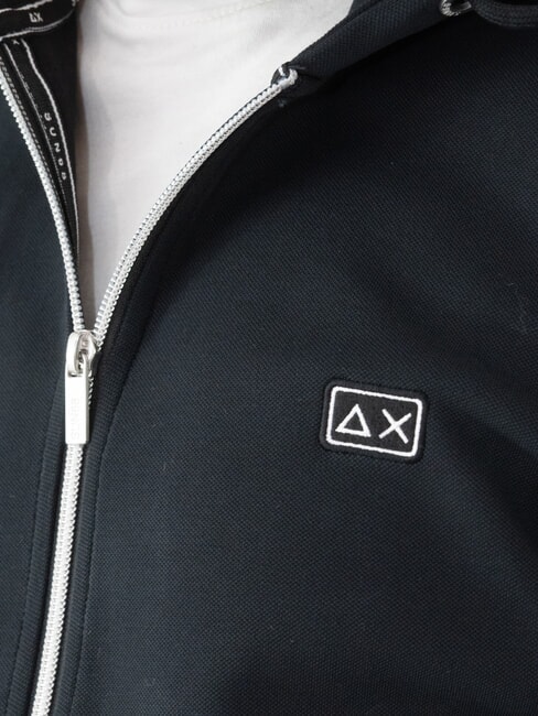 HERITAGE Sudadera con capucha y cremallera completa negro - Sudaderas