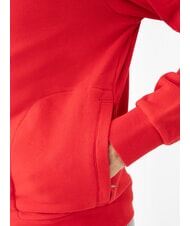 SUN68 MINI LOGO Sudadera con capucha y cremallera completa rojo fuego - Sudaderas - 3