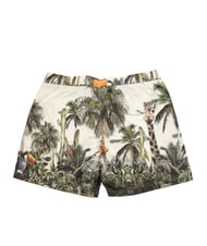 SUN68 ANIMAL Traje de playa para hombre blanco crema - Trajes de baño - 3