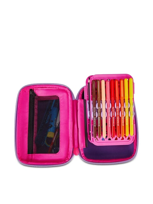 FABLE JOURNEY Estuche con material escolar Violeta - Estuches y Accesorios