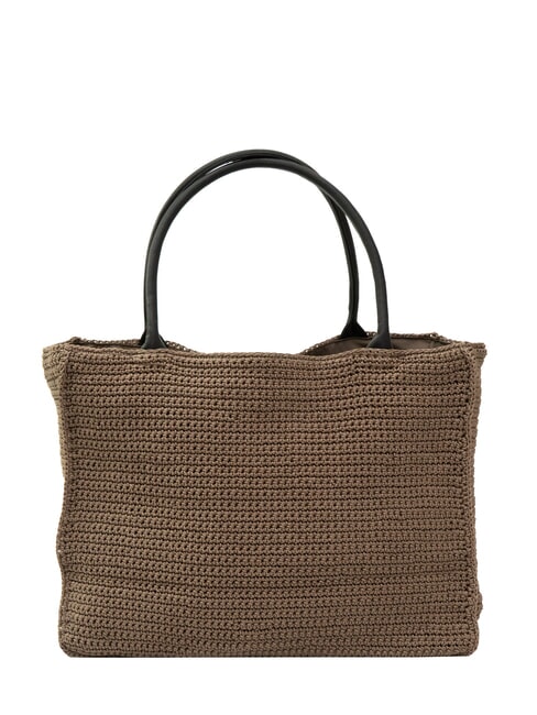 TWIST Bolso de playa de hombro beige - Bolsos Mujer
