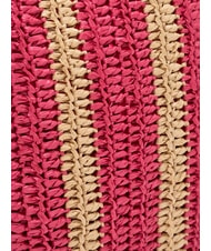 SUN68 RAFIA Bolsa de playa de rafia blanco crema/ciclámen - Bolsos Mujer - 3