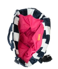 SUN68 FANCY SPONGE ALLOVER Bolso de playa de lona con bandolera azul marino/blanco crema - Bolsos Mujer - 5