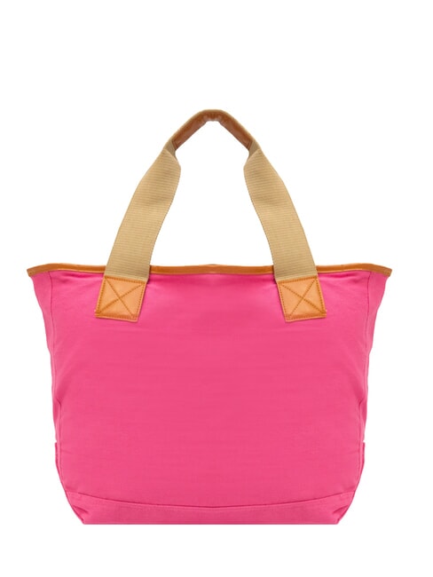 LOGO BEACH Bolsa de playa en lona fucsia - Bolsos Mujer