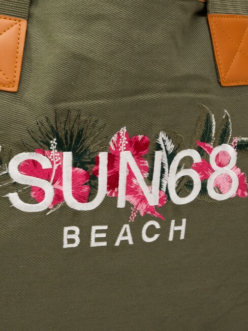LOGO BEACH Bolsa de playa en lona militar - Bolsos Mujer