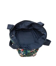 SUN68 LOGO BEACH Bolsa de playa en lona azul marino/fucsia - Bolsos Mujer - 5