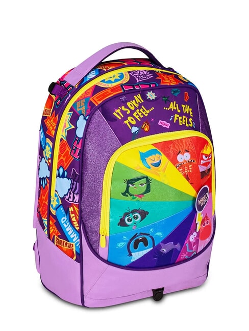 UNIVERSAL MOOD Mochila con ruedas desmontable de 3 ruedas gasa lila - Mochilas con ruedas