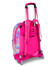 SJGANG CAT LED Mochila con ruedas desmontable de 3 ruedas fuxiafluo - Mochilas con ruedas - 3