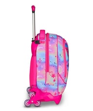 SJGANG CAT LED Mochila con ruedas desmontable de 3 ruedas fuxiafluo - Mochilas con ruedas - 4