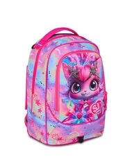 SJGANG CAT LED Mochila con ruedas desmontable de 3 ruedas fuxiafluo - Mochilas con ruedas - 5