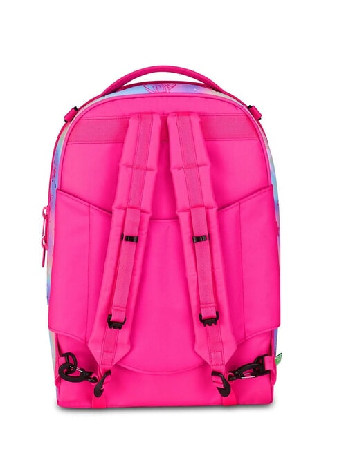 CAT LED Mochila con ruedas desmontable de 3 ruedas fuxiafluo - Mochilas con ruedas