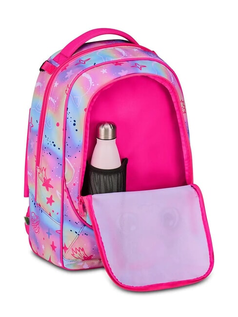 CAT LED Mochila con ruedas desmontable de 3 ruedas fuxiafluo - Mochilas con ruedas