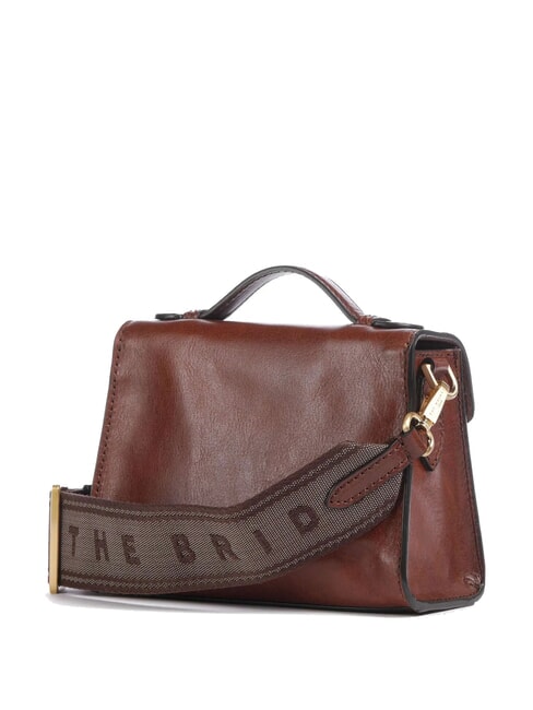 IRENE  Mini bolso de hombro, en piel BROWN - Bolsos Mujer
