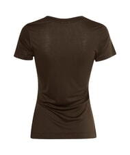 GUESS VN SS LIGHT BASIC Camiseta suave con cuello en V marrón espresso - camiseta - 2