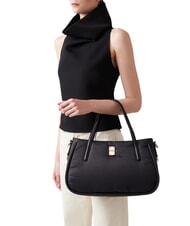 BORBONESE CAHIER  Bolso bandolera con correa para el hombro negro oscuro - Bolsos Mujer - 6
