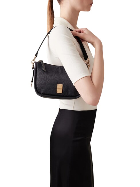 CAHIER HOBO SMALL Bolso bandolera con bandolera negro oscuro - Bolsos Mujer