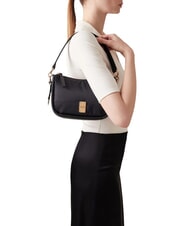 BORBONESE CAHIER HOBO SMALL Bolso bandolera con bandolera negro oscuro - Bolsos Mujer - 6