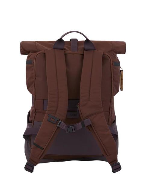 CAMPIONARIO - CORNER 2.0 Mochila para PC de 15,6", con funda para lluvia BROWN - Mochilas para port&aacute;til