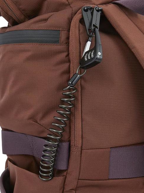 CAMPIONARIO - CORNER 2.0 Mochila para PC de 15,6", con funda para lluvia BROWN - Mochilas para port&aacute;til