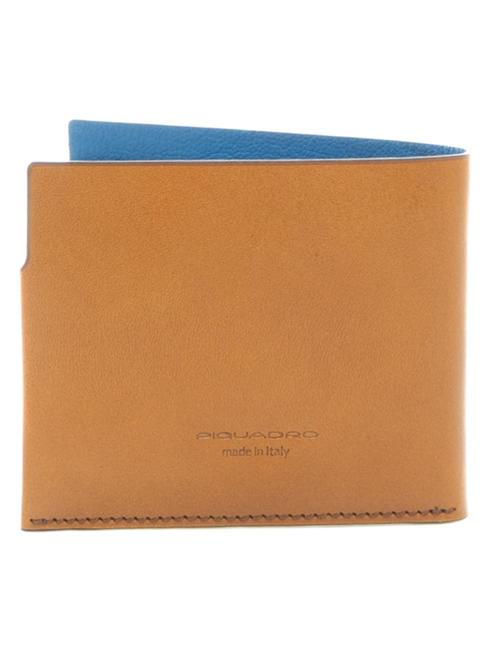CAMPIONARIO - BAGMOTIC KIT Cartera de piel + llavero con USB Cuero / Azul - Carteras Hombre