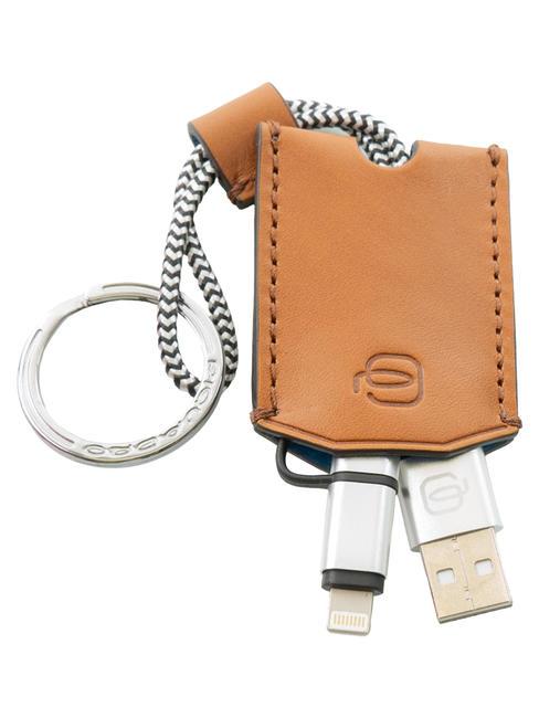 CAMPIONARIO - BAGMOTIC KIT Cartera de piel + llavero con USB Cuero / Azul - Carteras Hombre