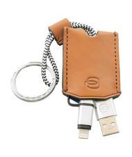 PIQUADRO CAMPIONARIO - BAGMOTIC KIT Cartera de piel + llavero con USB Cuero / Azul - Carteras Hombre - 5