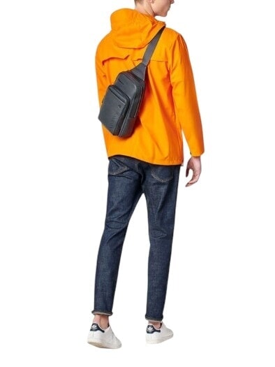 CAMPIONARIO -  NABUCCO Mochila de cuero de un solo hombro azul - Mochilas para port&aacute;til