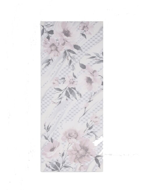 FLOWER Bufanda de acuarela NEGRO - Bufandas