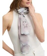 LIUJO FLOWER Bufanda de acuarela NEGRO - Bufandas - 4