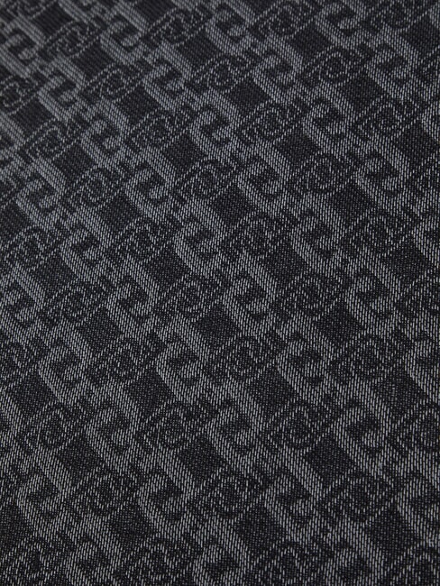 LOGO CHAIN Bufanda de jacquard NEGRO - Bufandas