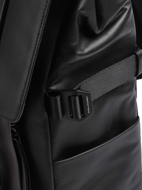 CAMPIONARIO - DAVID Mochila para port&aacute;til de 15,6" con bolso de mano extra&iacute;ble negro - Mochilas para port&aacute;til