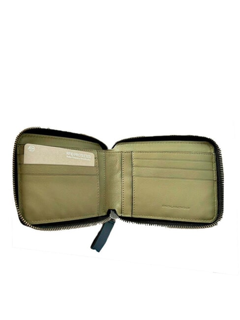 CAMPIONARIO - MG Cartera mediana con cremallera azul - Carteras Hombre