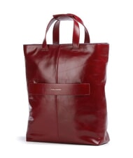 PIQUADRO CAMPIONARIO - BLUE SQUARE Malet&iacute;n de cuero vertical para port&aacute;til de 14" - Maletines de Trabajo