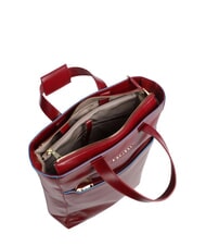 PIQUADRO CAMPIONARIO - BLUE SQUARE Malet&iacute;n de cuero vertical para port&aacute;til de 14" ROJO - Maletines de Trabajo - 3