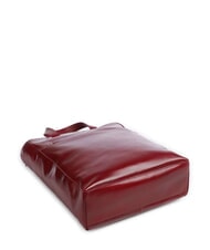 PIQUADRO CAMPIONARIO - BLUE SQUARE Malet&iacute;n de cuero vertical para port&aacute;til de 14" ROJO - Maletines de Trabajo - 4